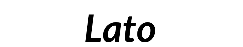 Lato Bold Italic Font Download Free